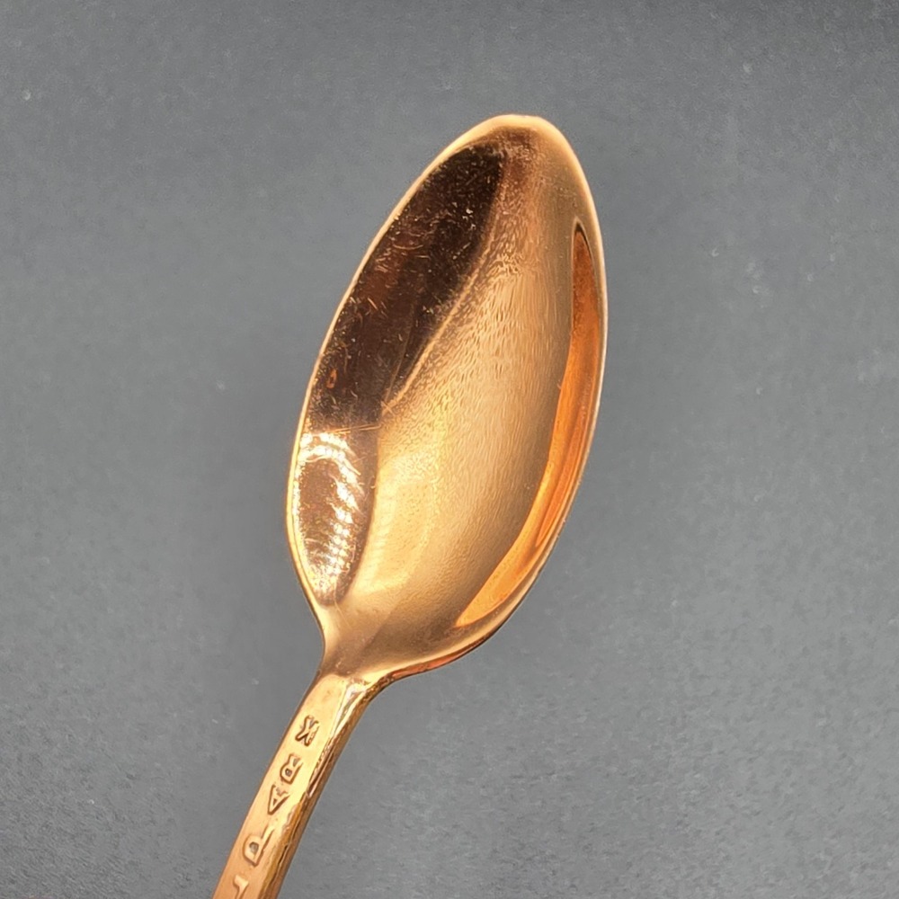 Vintage Rocky Mountain National Park Solid Copper Souvenir State Spoon Ram RARE - Picture 4 of 7